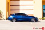 Infiniti Q50S by Naples Speed on Vossen Wheels (VFS-10) 2018 года